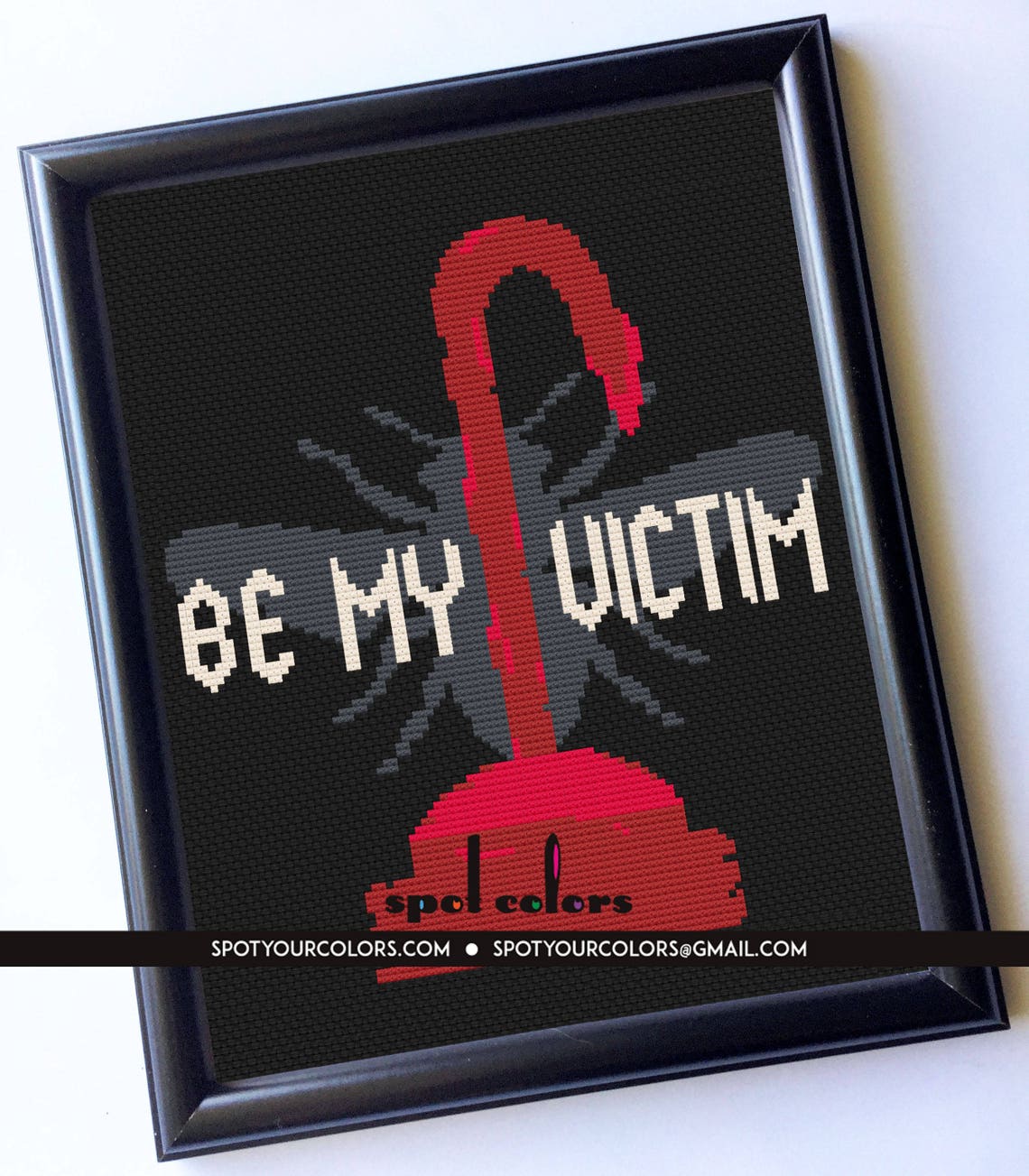 Candyman Be My Victim 8 X 10 Film Movie Counted Cross Stitch Etsy