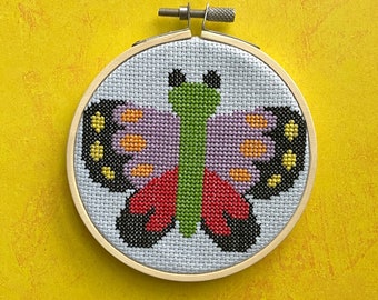 Butterfly by Mary Engelbreit Counted Cross Stitch DIY KIT
