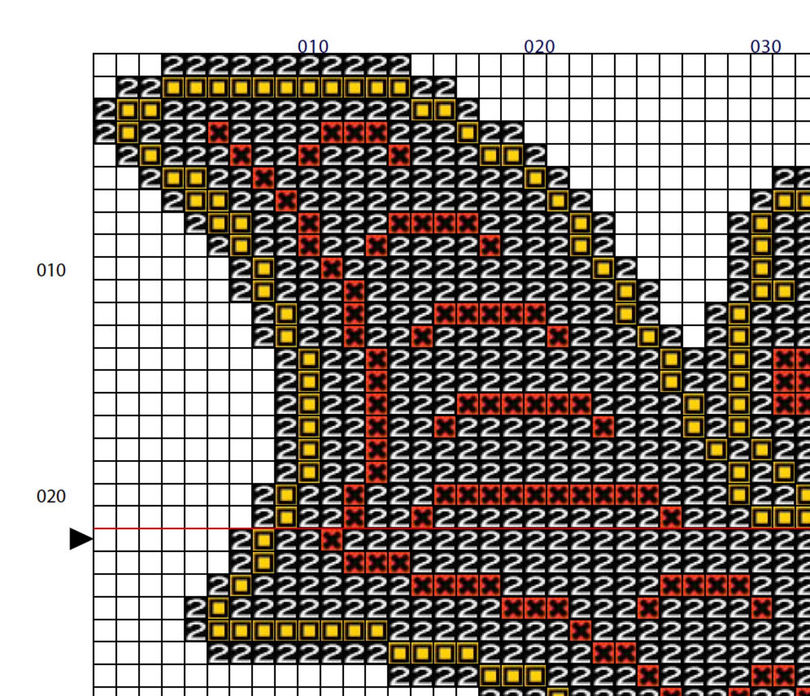 Vintage Halloween Bat Counted Cross Stitch Pattern Download ...