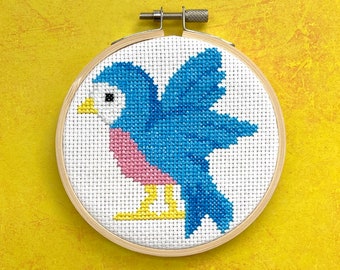 Bluebird by Mary Engelbreit Cross Stitch Digital Download Pattern