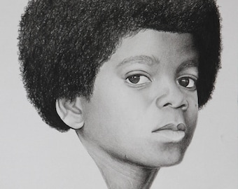 Michael Jackson Rolled Canvas Print