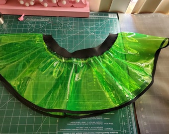 Diy Vinyl Transparent Skirt Vinyl Circle Skirt Rave Transparent