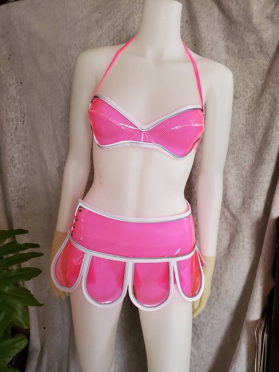 Vinyl top skirt set