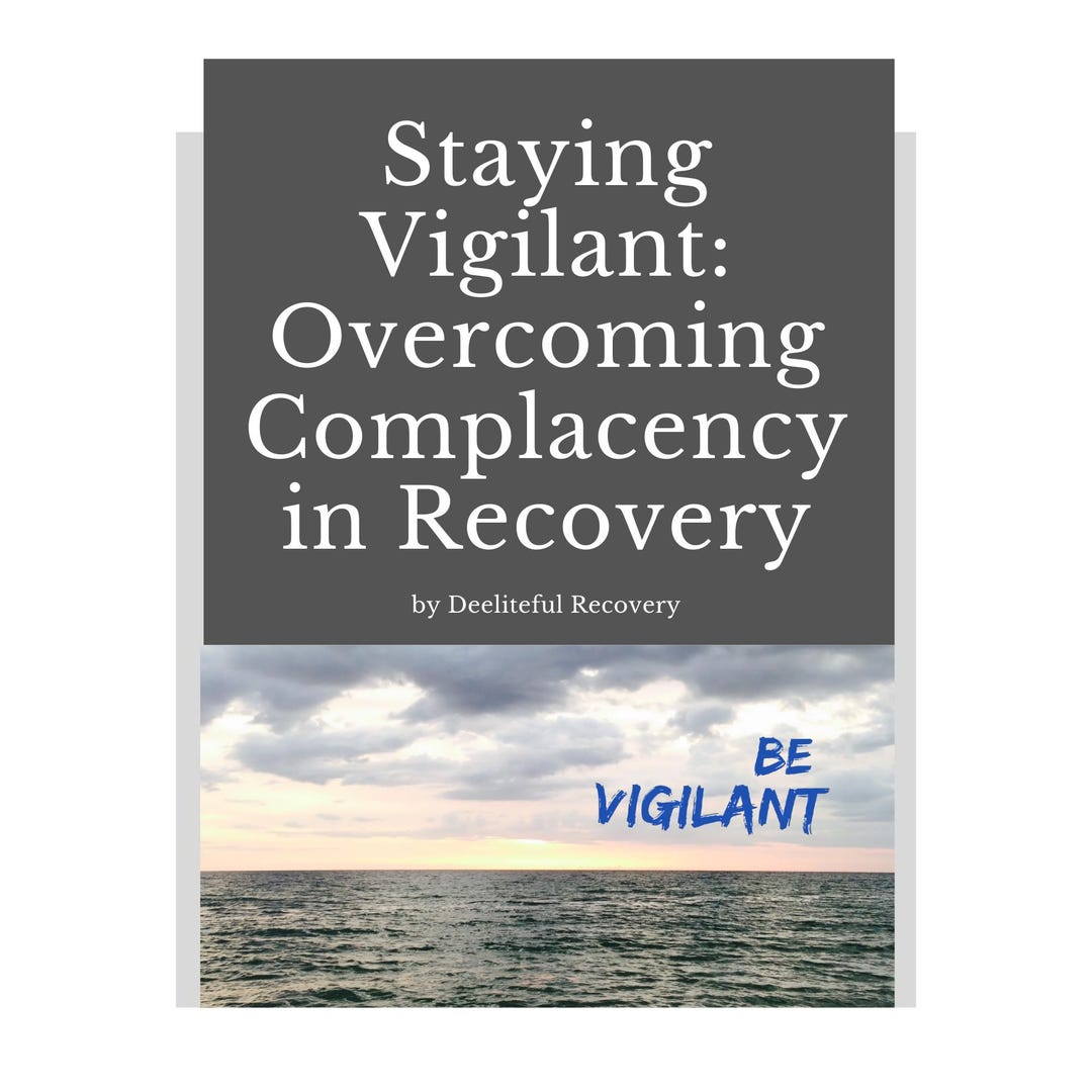 Addiction Recovery Group Therapy Worksheet: Overcoming Complacency (PDF ...