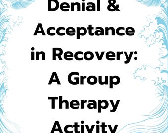 Addiction Recovery Group Therapy Activity: CBT-Based Worksheets (PDF)