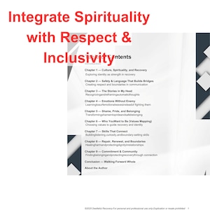 Cultural Competence - Spirituality in Recovery | Counseling & Group Training Resource