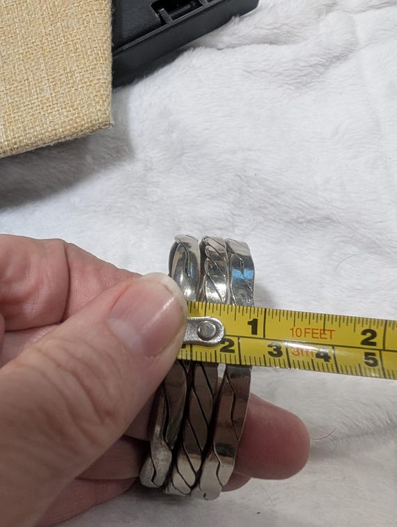 Vintage Twisted Stacking Bangle Bracelets Set of … - image 4