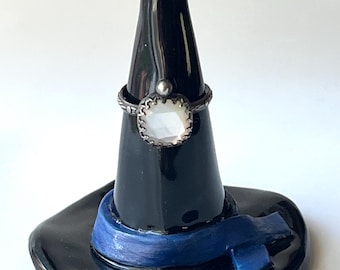 Witch Hat with Blue Band Ring Cone