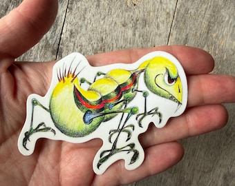 Germaschnickle Monster Vinyl Sticker No 3
