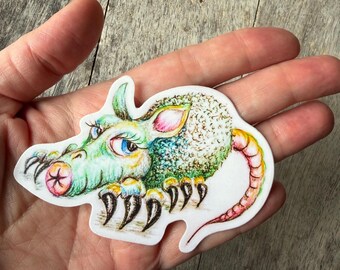 Germaschnickle Monster Vinyl Sticker No 8