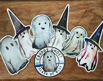 The Cruddy Ghost Vinyl Sticker Set of Seven