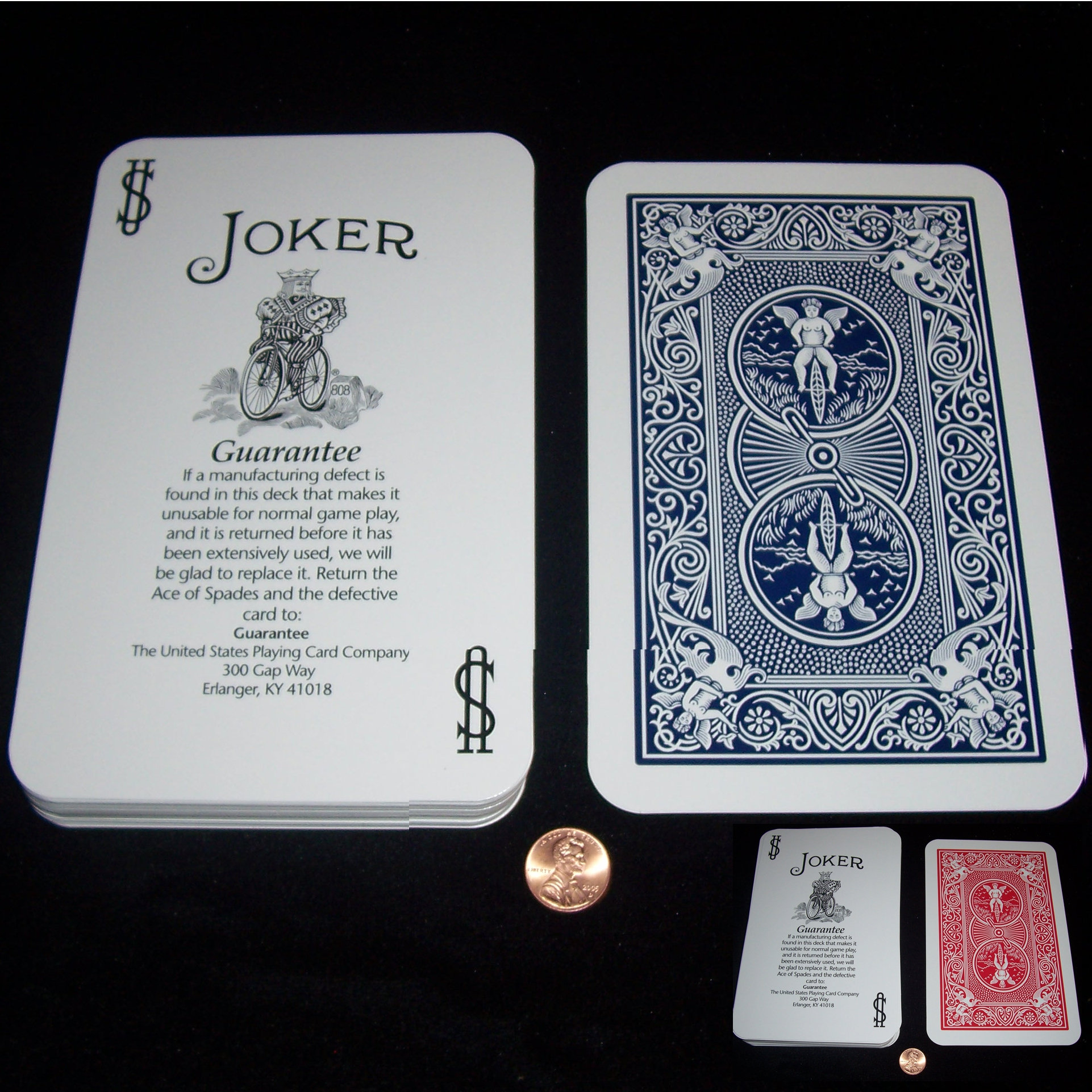 Jumbo One Way Forcing Guarantee Joker Magic Card Trick Bicycle Etsy