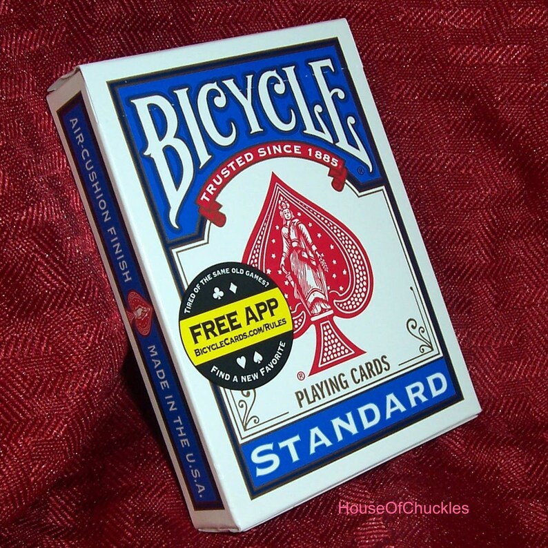 2-Way Pop Eyed Popper Deck Bicycle Standard Index Magic Card Trick Two Way 