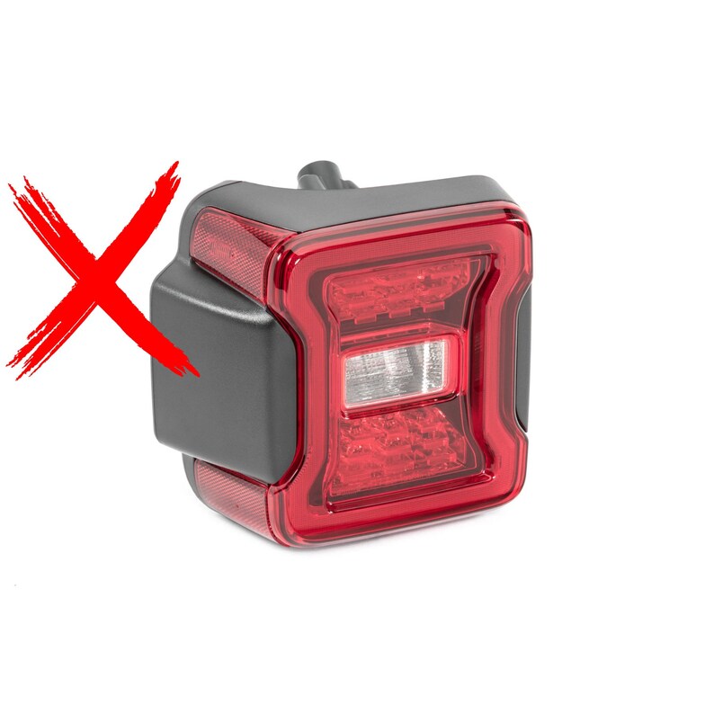 Custom Jeep Wrangler JL Tail Light Covers Taillight Cover Etsy