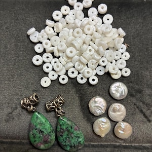 Destash Set Of Beads & Charms For Jewelry Making