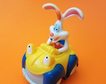 Vintage Disney Amblin Who Framed Roger Rabbit Toon Town Car PVC Figure ...