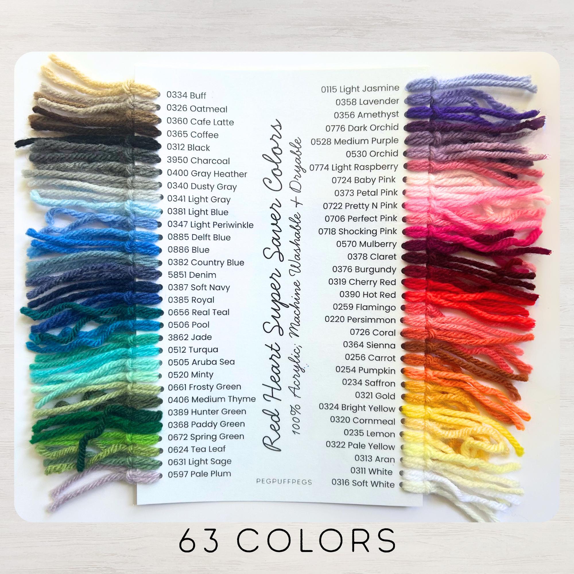 Red Heart スーパーセーバー糸 (5オンスかせ糸4本入り) (アランフレック)並行輸入