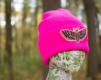 Death's Head Moth Beanie