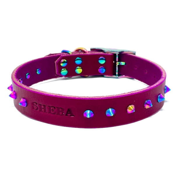 Spiked Dog Collar Etsy