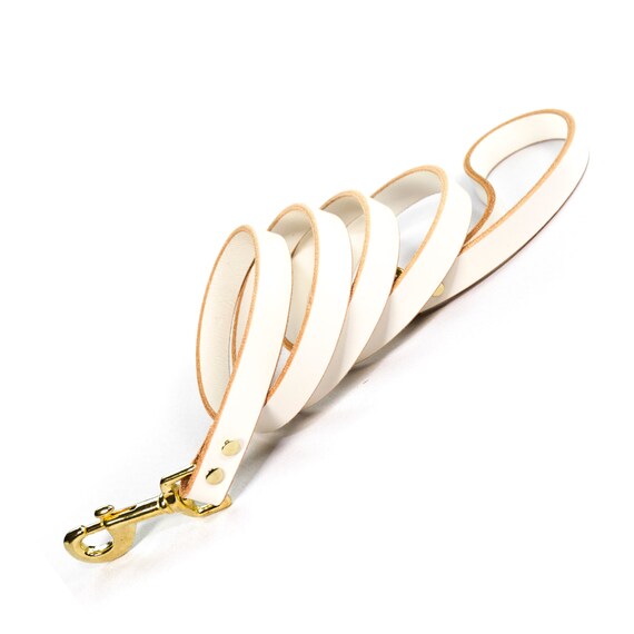 White store leather leash