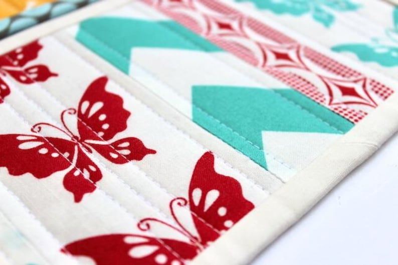 Mug Rug Pattern Bundle: 13 Small Quilt Projects (PDF Pattern) image 9