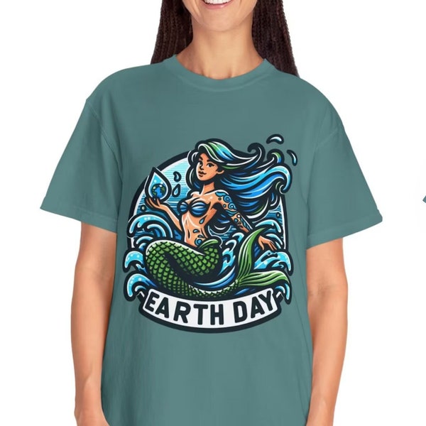Earth Day Shirt, Earth Lover Shirt, Enviromental Shirt, Recycle Shirt, Mermaid Shirt, Earth Awareness Shirt