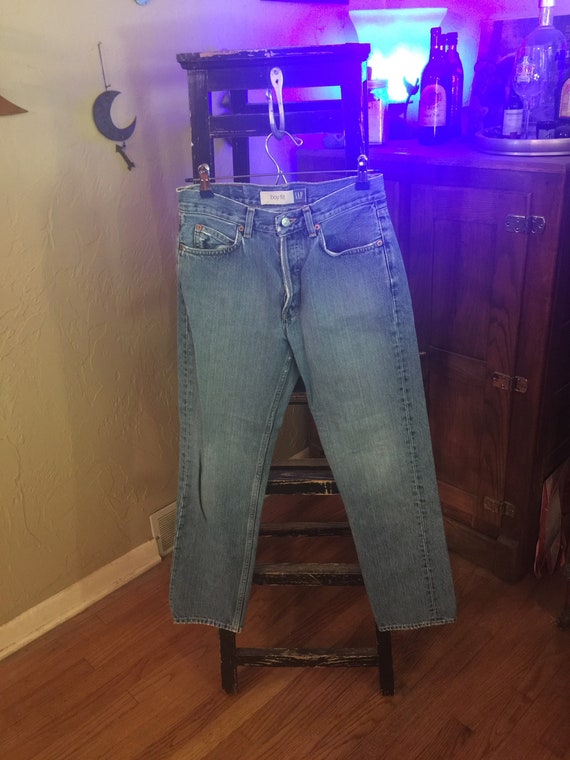 boy cut jeans gap