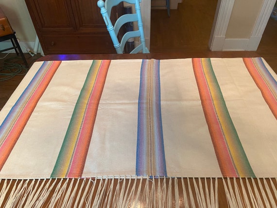 Gorgeous Piano Shawl, Southwestern Style, Vintage