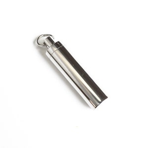 Vial Tube Pendant, Stainless Steel, Screw Top - 1 piece (694)