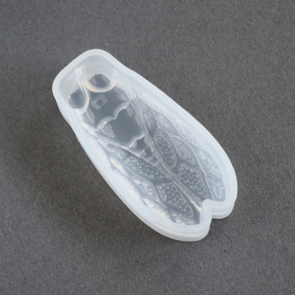 Cicada Pendant Mold, Silicone Insect Molds For Resin, 44mm x 20mm - 1 pieces (M058)