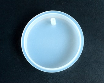 Flat Round Mold,  68mm - 1 piece (M035)