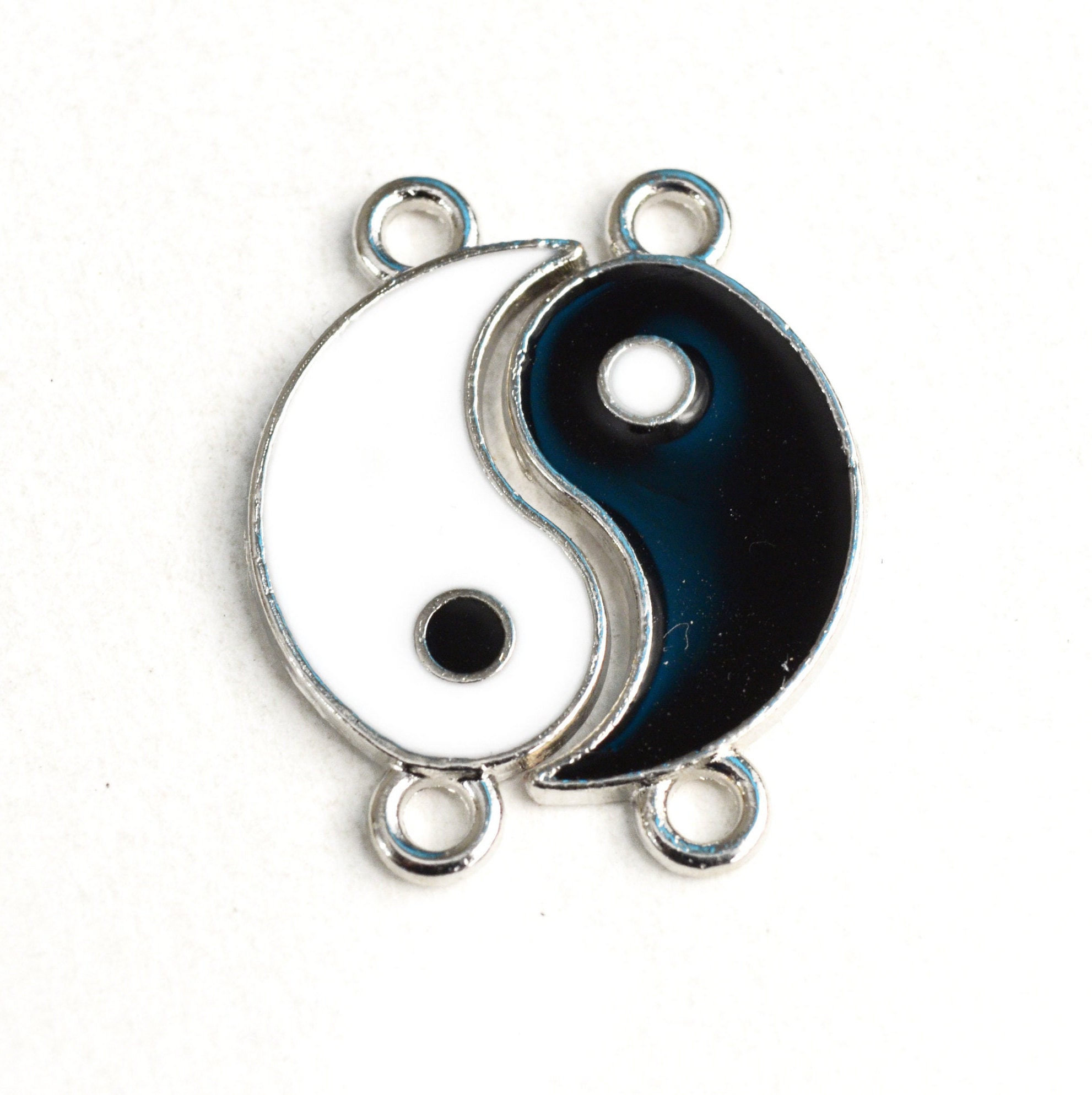 Yin Yang Charm - Etsy