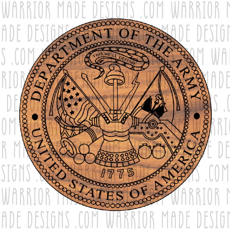 Download USA Military branch seals bundle SVG Glowforge ready | Etsy