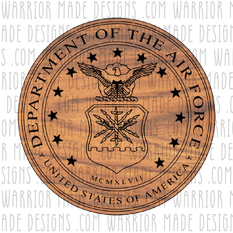 Download USA Military branch seals bundle SVG Glowforge ready | Etsy