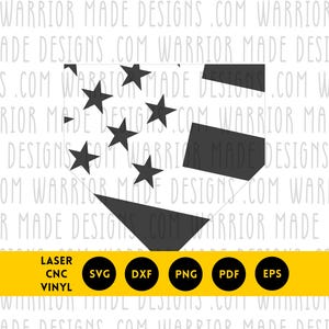 Baseball Diamond Flag svg png dxf pdf | American Flag Baseball Vector | CNC Laser Cricut Cut File for Vinyl Decals, Sports Signs, Engraving