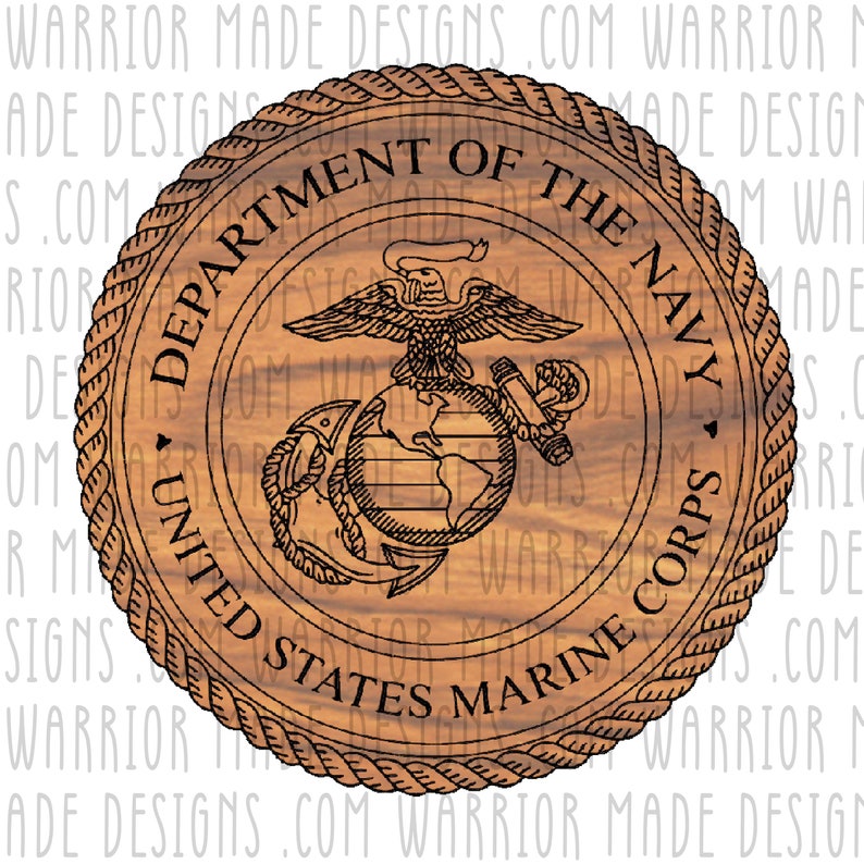 Download USA Military branch seals bundle SVG Glowforge ready | Etsy
