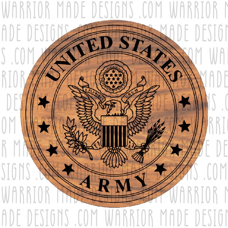 Download USA Military branch seals bundle SVG Glowforge ready | Etsy