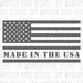 Made In The USA American Flag SVG - great for cricut vinyl sticker cutting and laser engraving or cnc and glowforge machines 