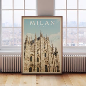Milan Italy Print, Italy Poster, Milan Italy Wall Art, Milan Wall Decor, Milan Duomo Poster, Milan Poster, Italy Painting, Italy Photo