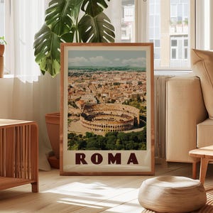 Rome Wall Decor, Rome Wall Art, Rome Print, Italy Wall Art, Rome Poster, Ancient Rome Colosseum, Rome Art, Rome Travel Poster, Italy Poster