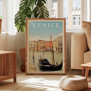 Venice Canal Print, Venice Italy Print, Venice Wall Decor, Italy Wall Decor, Italy Wall Art, Venice Italy Skyline, Venice Italy Art, Venezia