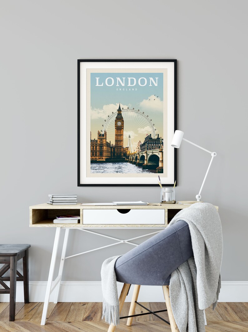 London Wall Art London Print London Poster England Print Etsy