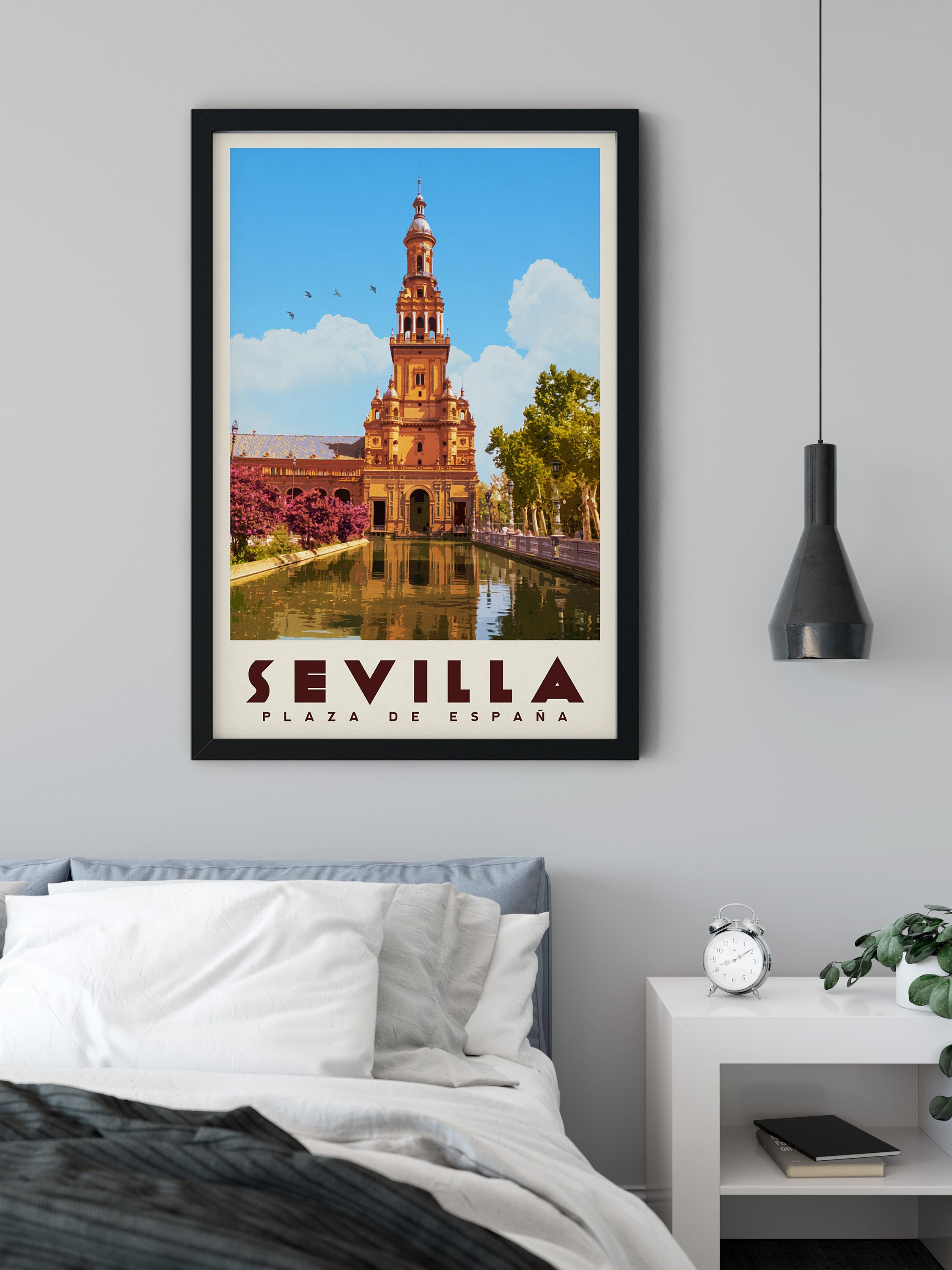 Sevilla Spain Print Spain Art Prints Sevilla Wall Art Etsy