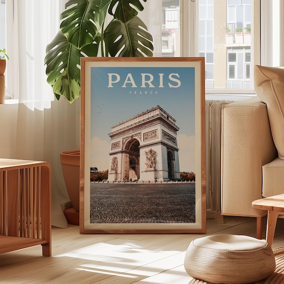 Paris Poster, Arc de Triomphe Print, Paris Decor For Bedroom, Paris Print, Paris Decor Vintage, Paris Wall Art, French Wall Art, Paris Gift