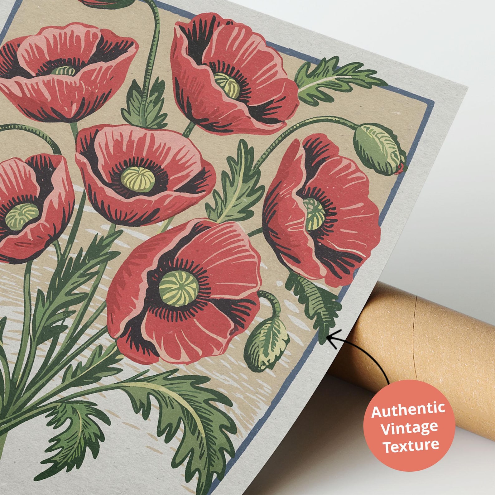 Flower Market Poppy Print, Retro Rome Italy Flower Art | Flower Market ...