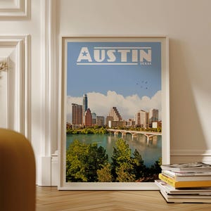 Austin Texas Print, Austin Texas Wall Art, ACL Poster, Austin Skyline, Texas Wall Art, Texas Poster