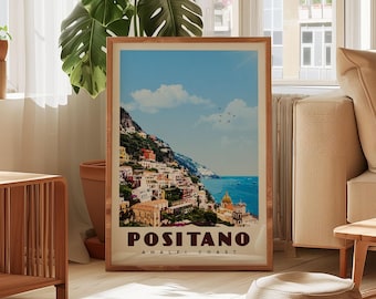 Positano Amalfi Coast Italy Print, Italy Poster, Positano Italy Wall Art, Italy Painting, Italy Photography, Italian Decor Prints
