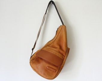 ll bean leather sling bag