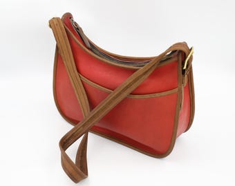 Coach Classic Red Spectator Hobo 6855 - Vintage Crossbody Bag