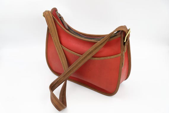 Coach Classic Red Spectator Hobo 6855 - Vintage Crossbody Bag